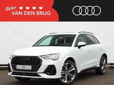 tweedehands Audi Q3 45 TFSI-E 245pk S-Edition S-Tronic | het voordeel is ¤ 2.685,- | Achteruitrijcamera | Matrix | Panoramadak | Optiek zwart pakket