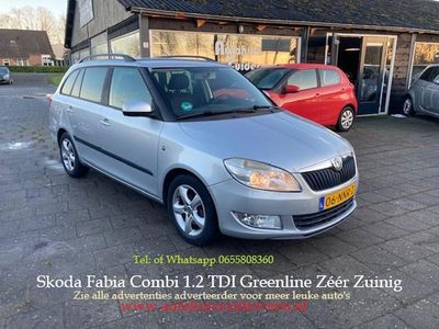 Grijs (metallic) Occasion 2010 Skoda Fabia GreenLine Stationwagen | € 3.799 (Iets duurder)