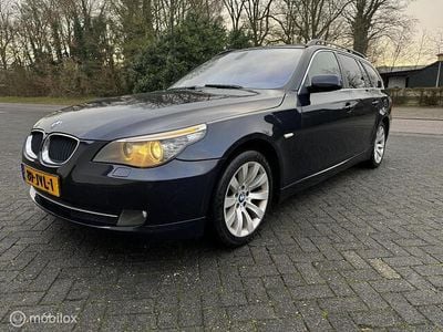 Blauw Gebruikt 2009 BMW 520 Exclusive Stationwagen | € 5.950 (Eerlijke prijs)