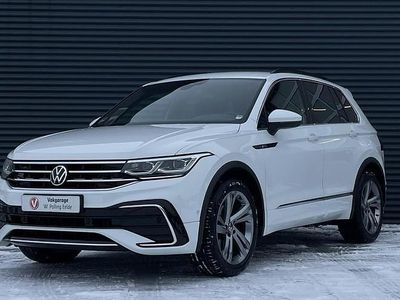 Wit (metallic) Occasion 2021 VW Tiguan R-line SUV | € 34.995 (Goede deal)
