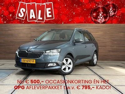 Grijs (metallic) Gebruikt 2019 Skoda Fabia Clever Stationwagen | € 10.890 (Eerlijke prijs)
