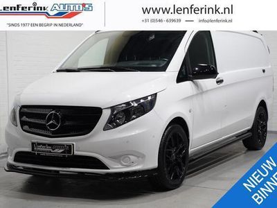 tweedehands Mercedes Vito 116 CDI 163 pk Aut. Black&White Edition Airco, Camera, 19" LMV, Voor + Achterspoiler, PDC V+A, 3-Zits