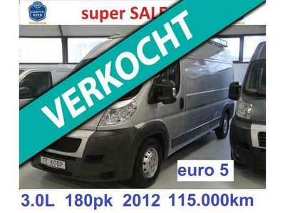 tweedehands Peugeot Boxer Z. 3.0L 180pk L3H2 Euro 5 AHK 3000kg