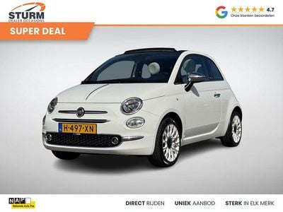Wit Occasion 2020 Fiat 500C Star Cabriolet | € 13.549 (Eerlijke prijs)