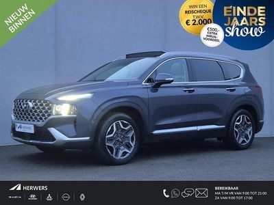 Lagoon blue metallic (ue3) Gebruikt 2022 Hyundai Santa Fe Premium SUV | € 35.835 (Eerlijke prijs)