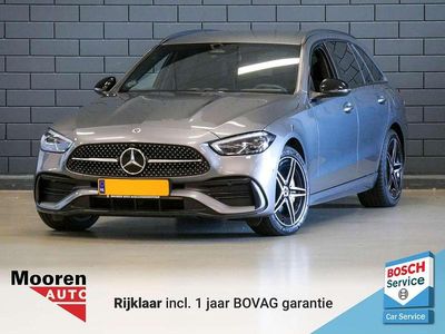 Grijs Occasion 2022 Mercedes C300e AMG line Stationwagen | € 34.950 (Eerlijke prijs)