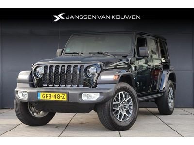 Zwart Occasion 2023 Jeep Wrangler Unlimited Sahara SUV | € 66.890 (Eerlijke prijs)
