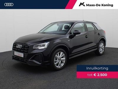 tweedehands Audi Q2 35 TFSI/150PK S Line · Drive select · Leder · Park