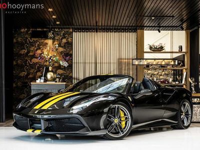 Occasion Ferrari 488 669 PK (492 kW) 2019 Zwart, metallic lak Cabriolet