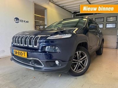 Blauw, metallic lak Gebruikt 2014 Jeep Cherokee Limited SUV | € 9.995