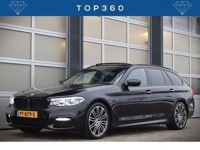 Zwart Gebruikt 2017 BMW 520 M Sport Stationwagen | € 31.950