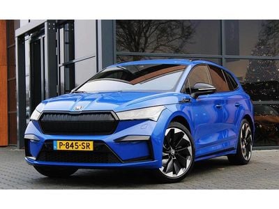Occasion Skoda Enyaq iV SportLine 132 kW (180 PK) 2022 Blauw SUV