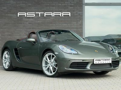 tweedehands Porsche 718 Boxster 2.0 | Aventuringroen met espresso natuurleder