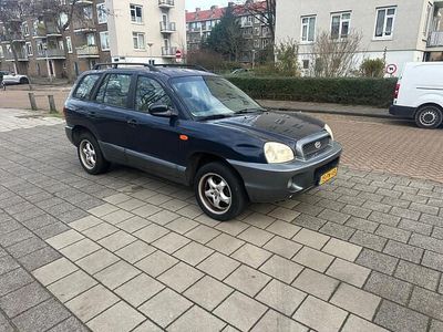 Blauw Occasion 2004 Hyundai Santa Fe SUV | € 1.450