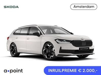 Wit Nieuw 2025 Skoda Superb Business Line Stationwagen | € 54.949 (Eerlijke prijs)