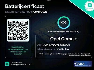 Zwart Occasion 2023 Opel Corsa-e Hatchback | € 17.400 (Eerlijke prijs)