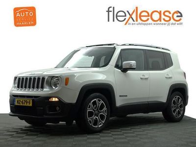 tweedehands Jeep Renegade 1.4 MultiAir Anniversary Aut- Panodak, Leder Interieur, Park Assist, Keyless, Navi, Cruise, Clima