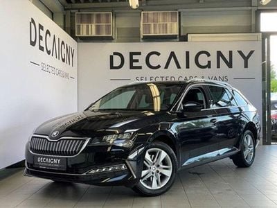 Zwart Gebruikt 2021 Skoda Superb Ambition Stationwagen | € 25.975 (Goede deal)