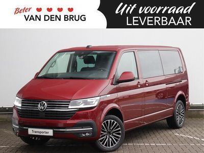 tweedehands VW Transporter 2.0 TDI L2H1 30 DC Bulli Nieuw! | 204pk | DSG | Dubbel cabine Exclusive | Elekt. schuifdeuren L + R | Camera | Cruise | LED | Elek. Achterklep Side assist | Lane Assist