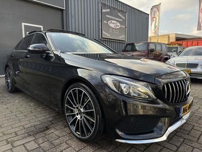 tweedehands Mercedes C180 AMG AUT/Panorama/Leer/Burmester.