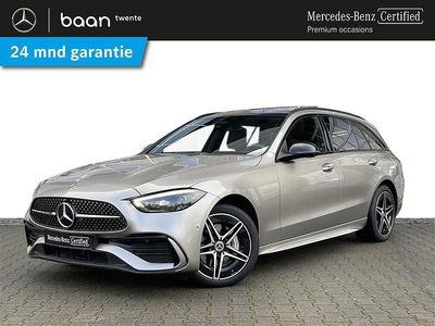 Occasion Mercedes C300 AMG line 313 PK (230 kW) 2024 Zilver Stationwagen