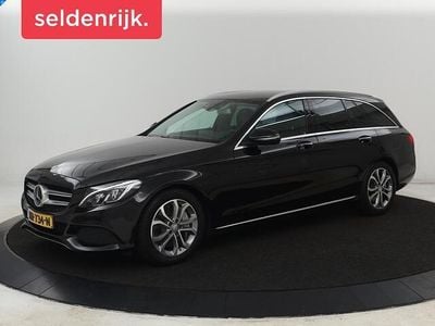 Zwart Occasion 2015 Mercedes C350 Avantgarde Stationwagen | € 14.900 (Goede deal)