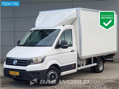 tweedehands VW Crafter 177pk Laadklep Zijdeur Bakwagen Meubelbak Koffer Camera Airco Cruise Airco Cruise control