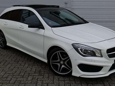 Wit Occasion 2015 Mercedes CLA180 Shooting Brake AMG line Stationwagen | € 16.950 (Eerlijke prijs)