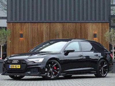Zwart Occasion 2020 Audi A6 S-Line Stationwagen | € 37.995 (Iets duurder)