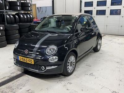 Zwart Occasion 2016 Fiat 500C Lounge Cabriolet | € 9.999 (Eerlijke prijs)