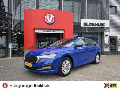 Occasion Skoda Octavia Business Line 110 PK (80 kW) 2021 Blauw Stationwagen