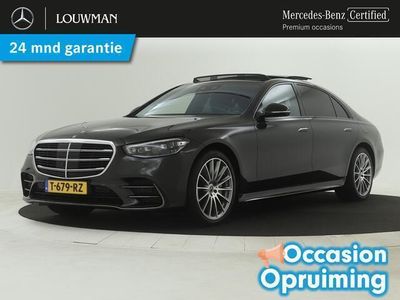 tweedehands Mercedes S450 e Lang AMG Line | Premium plus pakket | Night Pakket | Achteras meesturend 4,5 graad | Alarm klasse 5 | inclusief 24 maanden MB Certified garantie voor europa