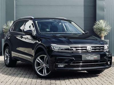 Zwart Gebruikt 2019 VW Tiguan R-line SUV | € 29.950 (Eerlijke prijs)