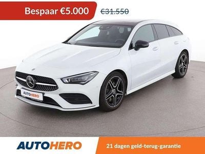 Wit Gebruikt 2020 Mercedes CLA250 Shooting Brake AMG line Stationwagen | € 26.749 (Super prijs)