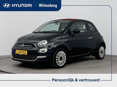 Zwart Occasion 2020 Fiat 500C Lounge Cabriolet | € 13.400 (Eerlijke prijs)