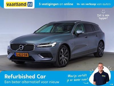 tweedehands Volvo V60 2.0 T8 Twin Engine AWD Inscription [ Panorama Head-up 360°cam BLIS ]