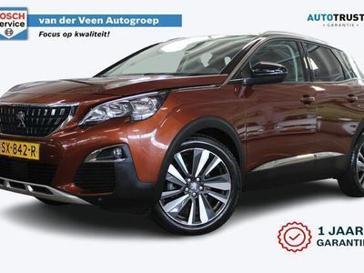 tweedehands Peugeot 3008 1.2 PureTech Blue Lease Premium | Incl. 1 jaar garantie | 1ste eigenaar! | Trekhaak | Schuif/kantel dak | Apple carplay | Cruise | Virtual dashboard | Elek. achterklap | Parkeercamera | PDC | NAP |
