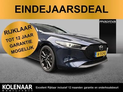 Deep crystal blue Gebruikt 2021 Mazda 3 Luxury Hatchback | € 25.895 (Eerlijke prijs)