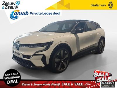 Nieuw Renault Megane E-Tech Komfort 2025 Twotone blanc glacier / noir etoilé 369 Hatchback