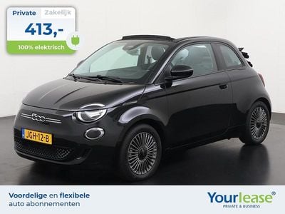 Zwart Gebruikt 2021 Fiat 500e Icon Cabriolet | € 16.894 (Super prijs)