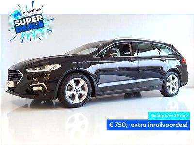Zwart (metallic) Gebruikt 2022 Ford Mondeo Titanium Stationwagen | € 23.445 (Eerlijke prijs)