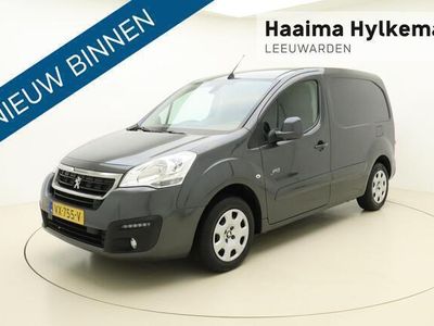 tweedehands Peugeot Partner 120 1.6 BlueHDi L1 Première 100 PK | Handgeschakeld | Airco | Cruise Control | Navigatie | Parkeersensor | Elektrische ramen | Voorraad