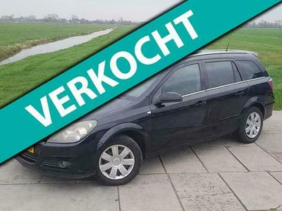 tweedehands Opel Astra Wagon 1.8 St.wgn. 2005 Zwart Cosmo/Panorama/Leer/Airco!