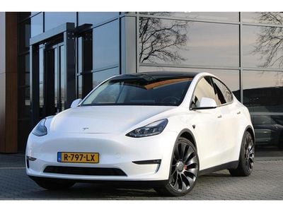 Wit Occasion 2022 Tesla Model Y Performance SUV | € 35.950 (Super prijs)
