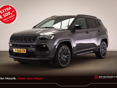 tweedehands Jeep Compass 4xe 240 Plug-in Hybrid Electric S | LED | PANORAMADAK | LEDER | STUURWIELVERW. | CLIMA | ACC | NAVI | ALPINE DAB | 360 CAM | 19"