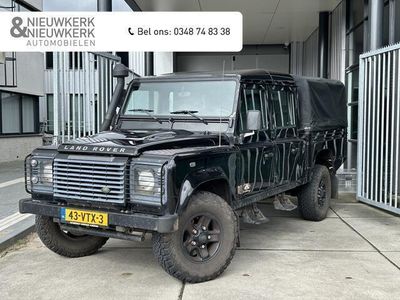 tweedehands Land Rover Defender 2.4 TD 130" S Crew Cab | UNIEK! | AIRCO | TREKHAAK | STOELVERWARMING | DIFFERENTIEEL BLOKKERING | RADIO/CD SPELER