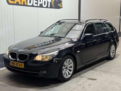 Zwart Gebruikt 2009 BMW 520 Stationwagen | € 3.999 (Duur)
