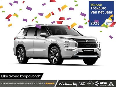 Polar white solid Nieuw 2025 Mitsubishi Outlander P-HEV Instyle SUV | € 56.990 (Eerlijke prijs)