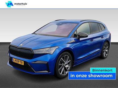 Blauw Occasion 2021 Skoda Enyaq iV SportLine SUV | € 29.990 (Eerlijke prijs)