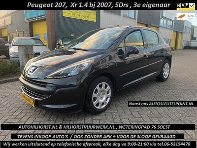 tweedehands Peugeot 207 1.4 XR, nette auto, Diverse auto's op voorraad in deze prijzen! uitsluitend op afspraak